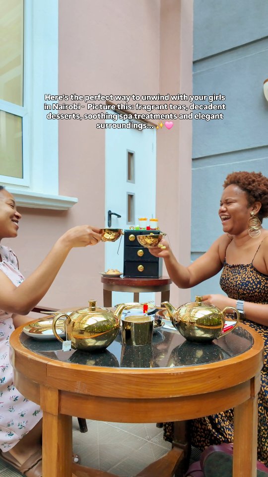 Looking for the perfect way to unwind with your girls in Nairobi? Picture this: fragrant teas, decadent desserts, soothing spa treatments and elegant surroundings... ✨️ ♥️ 

That's exactly what we experienced during our girls' day out at the iconic Villa Rosa Kempinski hotel in Nairobi.

A relaxing spa session followed by one of the most indulgent afternoon tea experiences ☕️💆🏽‍♀️

Whether you're celebrating a special occasion or simply craving some quality time, this pamper day is everything your soul (and skin) needs 🎀🩷🌥