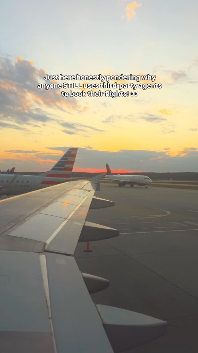 Honestly, what is the rationale? 💬💭

Do you get great deals and discounts? Is it easier to manage? If everything goes well, I guess you're good - but if it doesn't? 

What happens when you need to change or reschedule your flight? What happens when the airlines cancel? ✈️❌️

Have you had any experience with this? Please share in the comment section below! As for me, I will always favour a direct booking! It's saved me so much in the long run!
