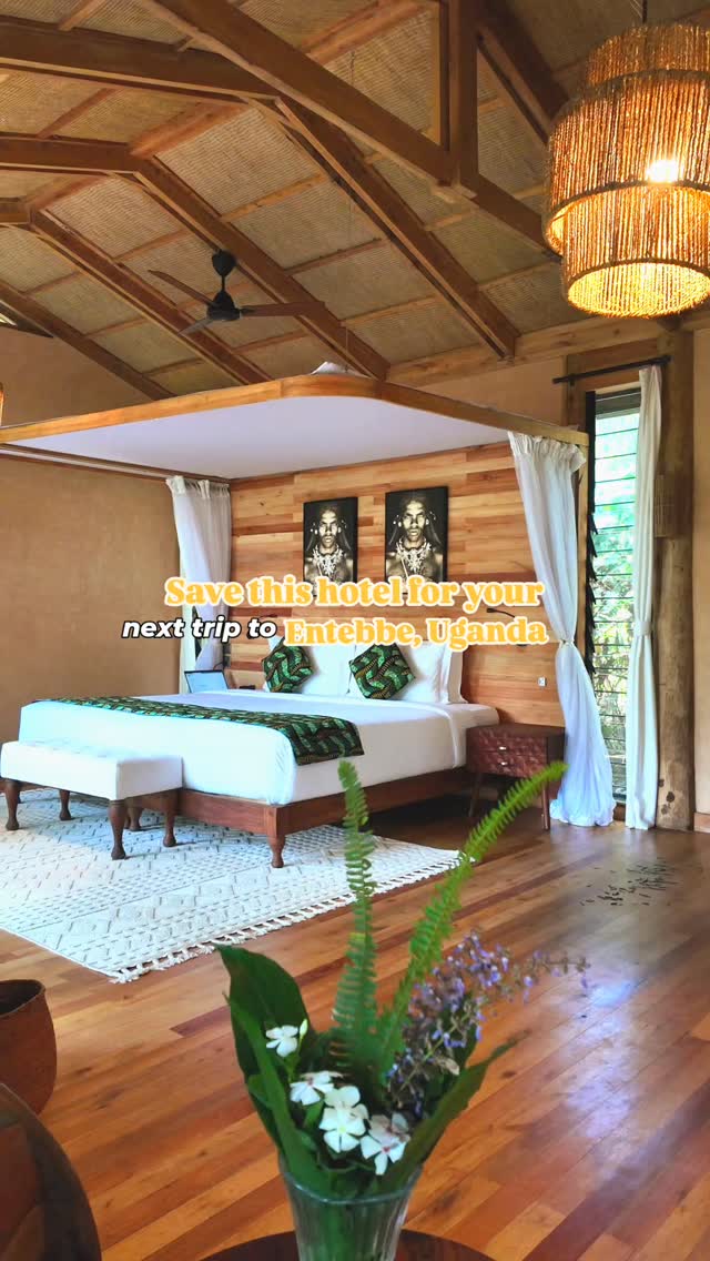 This absolutely stunning hidden gem in Entebbe is tye perfect place to escape the bustling city life in Uganda.

Located right on the shores of Lake Victoria and surrounded by lush forests - it is the perfect place to begin or end your trip to Uganda 🇺🇬