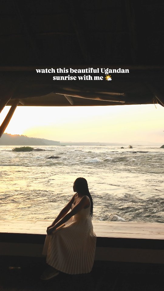 A beautiful sunrise in Uganda 
📍Lemala Wildwaters Lodge